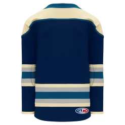 Athletic (AK) Knit Athletic Knit (AK) H550BA-CLM373B Adult 2018 Columbus Blue Jackets Third Navy Hockey Jersey