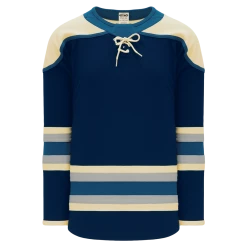 Athletic (AK) Knit Athletic Knit (AK) H550BA-CLM373B Adult 2018 Columbus Blue Jackets Third Navy Hockey Jersey