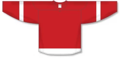 Athletic (AK) Knit Athletic Knit (AK) H550BA-DET492B Adult 2007 Detroit Red Wings Red Hockey Jersey
