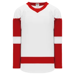 Athletic (AK) Knit Athletic Knit (AK) H550BA-DET756B Adult 2017 Detroit Red Wings White Hockey Jersey