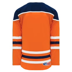 Athletic (AK) Knit Athletic Knit (AK) H550BY-EDM369B Youth 2017 Edmonton Oilers Orange Hockey Jersey