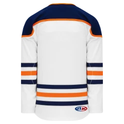 Athletic (AK) Knit Athletic Knit (AK) H550BY-EDM371B Youth 2017 Edmonton Oilers White Hockey Jersey
