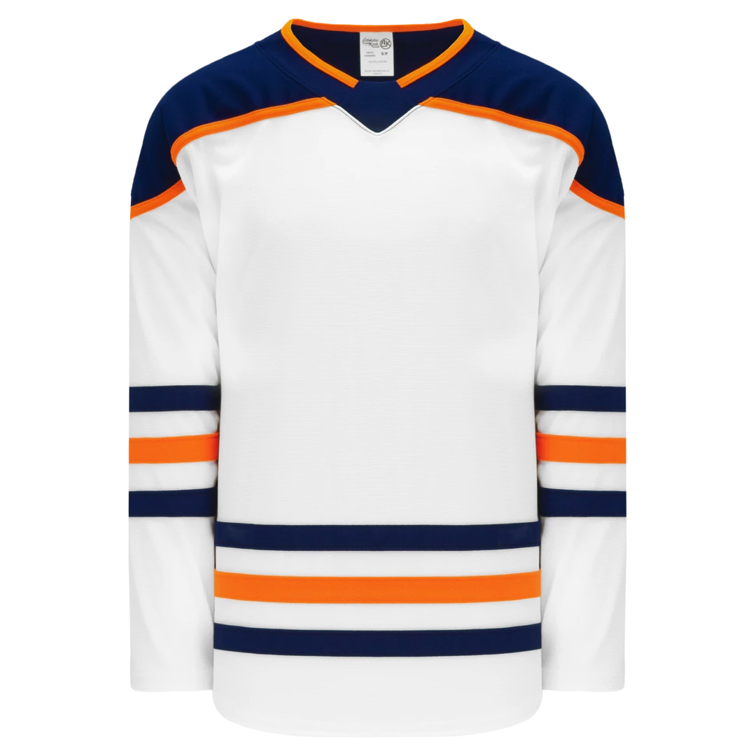 Athletic (AK) Knit Athletic Knit (AK) H550BA-EDM371B Adult 2017 Edmonton Oilers White Hockey Jersey 3 Athletic (AK) Knit Athletic Knit (AK) H550BA-EDM371B Adult 2017 Edmonton Oilers White Hockey Jersey
