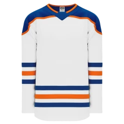 Athletic (AK) Knit Athletic Knit (AK) H550BY-EDM878B Youth 2018 Edmonton Oilers Third White Hockey Jersey
