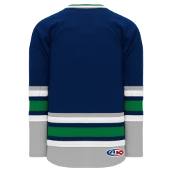 Athletic (AK) Knit Athletic Knit (AK) H550BA-HAR957B New Adult 1992 Hartford Whalers Navy Hockey Jersey