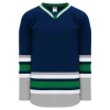 Athletic (AK) Knit Athletic Knit (AK) H550BA-HAR957B New Adult 1992 Hartford Whalers Navy Hockey Jersey