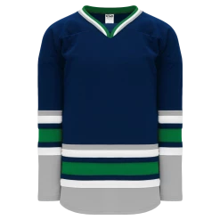 Athletic (AK) Knit Athletic Knit (AK) H550BA-HAR957B New Adult 1992 Hartford Whalers Navy Hockey Jersey