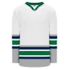 Athletic (AK) Knit Athletic Knit (AK) H550BY-HAR958B New Youth 1992 Hartford Whalers White Hockey Jersey