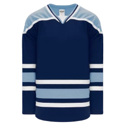 Athletic (AK) Knit Athletic Knit (AK) H550BY-MAI340B Youth University Of Maine Black Bears Navy Hockey Jersey