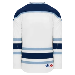 Athletic (AK) Knit Athletic Knit (AK) H550BY-MAI341B Youth University Of Maine Black Bears White Hockey Jersey