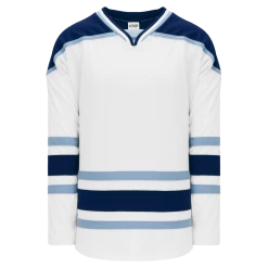 Athletic (AK) Knit Athletic Knit (AK) H550BA-MAI341B Adult University Of Maine Black Bears White Hockey Jersey