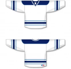 Athletic (AK) Knit Athletic Knit (AK) H550BA-MAI341B Adult University Of Maine Black Bears White Hockey Jersey