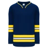 Athletic (AK) Knit Athletic Knit (AK) H550BY-MIC787B New Youth 2011 University Of Michigan Wolverines Navy Hockey Jersey