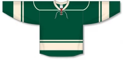 Athletic (AK) Knit Athletic Knit (AK) H550BY-MIN563B Youth 2009 Minnesota Wild Third Dark Green Hockey Jersey