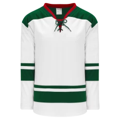 Athletic (AK) Knit Athletic Knit (AK) H550BA-MIN565B Adult 2013 Minnesota Wild White Hockey Jersey