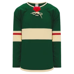 Athletic (AK) Knit Athletic Knit (AK) H550BA-MIN860B Adult 2017 Minnesota Wild Dark Green Hockey Jersey