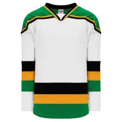 Athletic (AK) Knit Athletic Knit (AK) H550BY-MIN865B New Youth 1988 Minnesota North Stars White Hockey Jersey