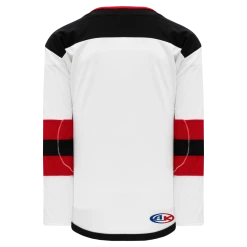 Athletic (AK) Knit Athletic Knit (AK) H550BY-NJE867B Youth 2017 New Jersey Devils White Hockey Jersey