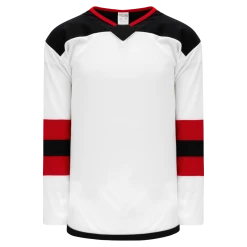 Athletic (AK) Knit Athletic Knit (AK) H550BA-NJE867B Adult 2017 New Jersey Devils White Hockey Jersey