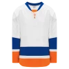 Athletic (AK) Knit Athletic Knit (AK) H550BY-NYI491B Youth 2010 New York Islanders White Hockey Jersey