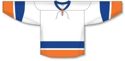 Athletic (AK) Knit Athletic Knit (AK) H550BA-NYI491B Adult 2010 New York Islanders White Hockey Jersey