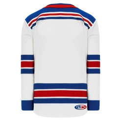 Athletic (AK) Knit Athletic Knit (AK) H550BY-NYR535B Youth 2017 New York Rangers White Hockey Jersey