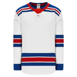 Athletic (AK) Knit Athletic Knit (AK) H550BY-NYR535B Youth 2017 New York Rangers White Hockey Jersey