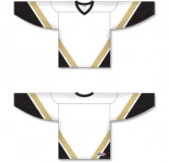 Athletic (AK) Knit Athletic Knit (AK) H550BY-PIT515B New Youth Pittsburgh Penguins Third White Hockey Jersey