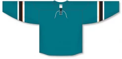 Athletic (AK) Knit Athletic Knit (AK) H550BY-SAN466B Youth 2013 San Jose Sharks Pacific Teal Hockey Jersey