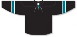 Athletic (AK) Knit Athletic Knit (AK) H550BY-SAN634B Youth 2008 San Jose Sharks Third Black Hockey Jersey
