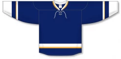 Athletic (AK) Knit Athletic Knit (AK) H550BA-STL845B Adult 2008 St. Louis Blues Third Navy Hockey Jersey