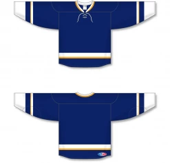 Athletic (AK) Knit Athletic Knit (AK) H550BY-STL845B Youth 2008 St. Louis Blues Third Navy Hockey Jersey