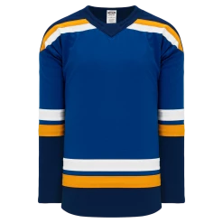 Athletic (AK) Knit Athletic Knit (AK) H550BA-STL857B Adult 2017 St. Louis Blues Royal Blue Hockey Jersey