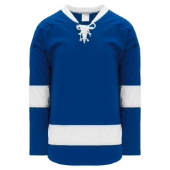 Athletic (AK) Knit Athletic Knit (AK) H550BA-TAM488B Adult 2011 Tampa Bay Lightning Royal Blue Hockey Jersey