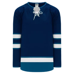 Athletic (AK) Knit Athletic Knit (AK) H550BY-WIN724B Youth 2017 Winnipeg Jets Navy Hockey Jersey