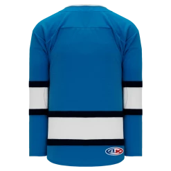 Athletic (AK) Knit Athletic Knit (AK) H550BA-WIN776B Adult 2018 Winnipeg Jets Third Pro Blue Hockey Jersey