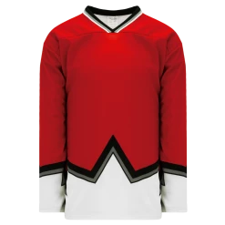 Athletic (AK) Knit Athletic Knit (AK) H550CY-67S912C Sublimated Youth Ottawa 67's Red Hockey Jersey