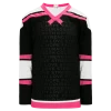Athletic (AK) Knit Athletic Knit (AK) H550CA-BCA773C Sublimated Adult Breast Cancer Awareness Black Hockey Jersey