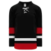 Athletic (AK) Knit Athletic Knit (AK) H550CA-CAN680C Adult 2002 Team Canada Black Hockey Jersey