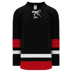 Athletic (AK) Knit Athletic Knit (AK) H550CY-CAN680C Youth 2002 Team Canada Black Hockey Jersey