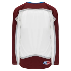 Athletic (AK) Knit Athletic Knit (AK) H550CA-785C 2017 Adult Colorado Avalanche White Hockey Jersey