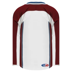 Athletic (AK) Knit Athletic Knit (AK) H550CA-COL805C 2011 Adult Colorado Avalanche White Hockey Jersey