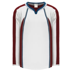 Athletic (AK) Knit Athletic Knit (AK) H550CY-COL805C 2011 Youth Colorado Avalanche White Hockey Jersey
