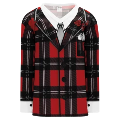 Athletic (AK) Knit Athletic Knit (AK) H550CY-DON798C Youth Sublimated The "Don" Red Hockey Jersey