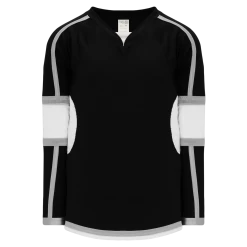 Athletic (AK) Knit Athletic Knit (AK) H550CA-LAS940C 2010 Adult Los Angeles Kings Third Black Hockey Jersey