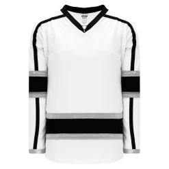 Athletic (AK) Knit Athletic Knit (AK) H550CY-LAS950C 2010 Youth Los Angeles Kings Third White Hockey Jersey