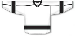 Athletic (AK) Knit Athletic Knit (AK) H550CA-LAS950C 2010 Adult Los Angeles Kings Third White Hockey Jersey