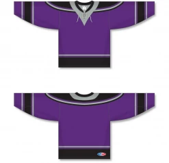 Athletic (AK) Knit Athletic Knit (AK) H550CA-LAS953C New Adult Los Angeles Kings Third Purple Hockey Jersey