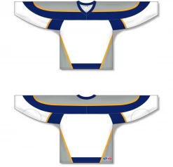 Athletic (AK) Knit Athletic Knit (AK) H550CA-NAS672C Adult Nashville Predators White Hockey Jersey