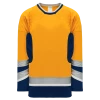 Athletic (AK) Knit Athletic Knit (AK) H550CY-NAS673C Youth 2002 Nashville Predators Third Gold Hockey Jersey